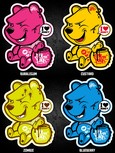 FAT PUNK STUDIO STICKER SET - POOH