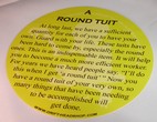 A ROUND TUIT - STICKER